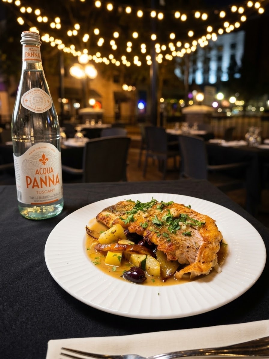 Elegant plated Italian pasta dish